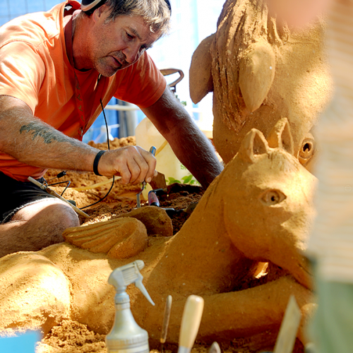 meet a sand sculptor